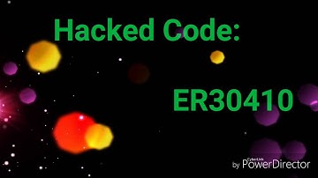 WHAFF HACKED CODE!!! ER30410