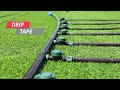 Drip irrigation tape &amp; mini valve water flow and pressure test, flow rate stable. LVCZ TECH