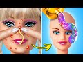 Increíble peinado para muñeca | Cómo convertirse en una Barbie | Cambio de look por La La Amigos