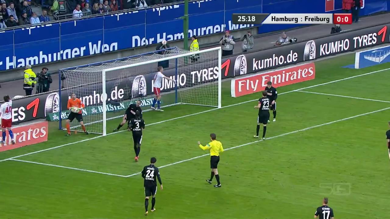 Hamburg SV vs SC Freiburg Round 4 Bundesliga Highlights ( 21/09/2016)
