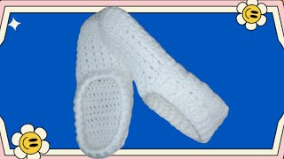كروشيه سليبر /تليج /حذاء رجالي خطوة خطوة للمبتدئين Crochet Slippers for Men