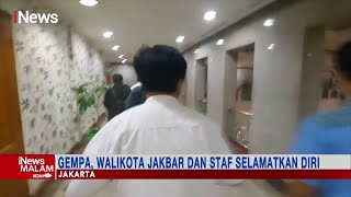 Gempa Banten Terasa hingga Jakarta, Wali Kota Jakbar & Staf Selamatkan Diri #iNewsMalam 15/01