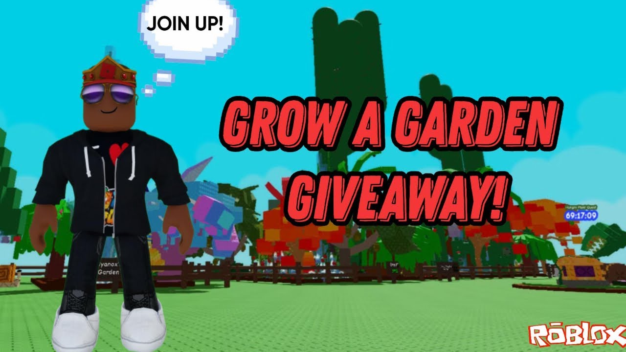 Grow a Garden Roblox Live Giveaway! - YouTube