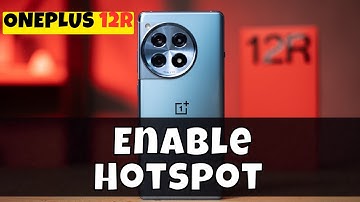 Oneplus 12R Active Mobile Hotspot || How to use Mobile Hotspot || How To Enable Hotspot