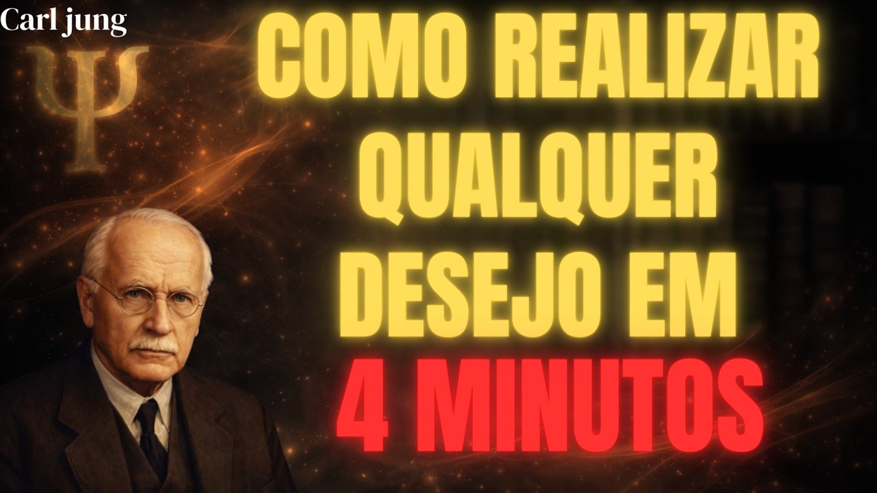 COMO REALIZAR QUALQUER DESEJO EM 4 MINUTOS | CARL JUNG