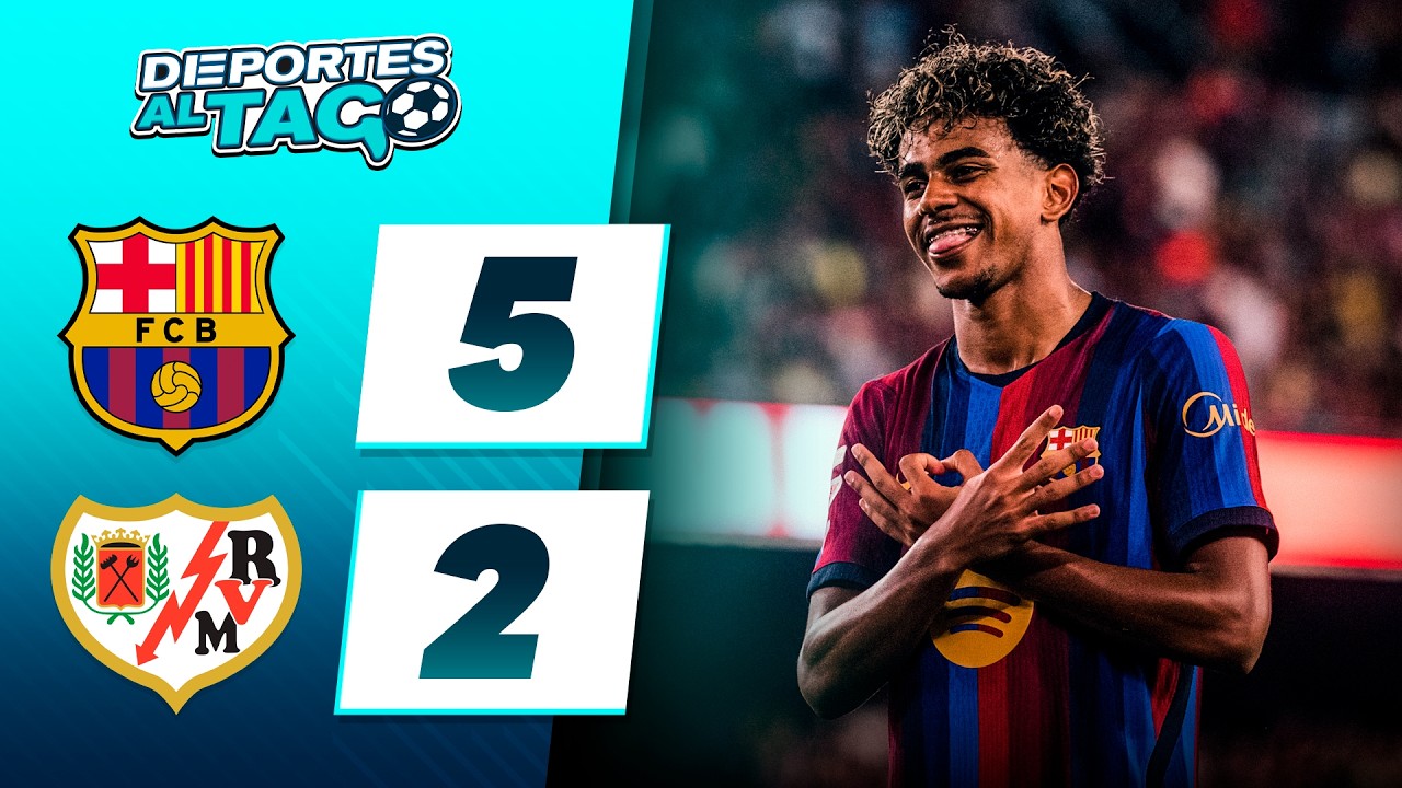 ✅ El CONJUNTO BLAUGRANA GOLEÓ 5-2 a los FRANJIRROJOS y es LÍDER del TORNEO