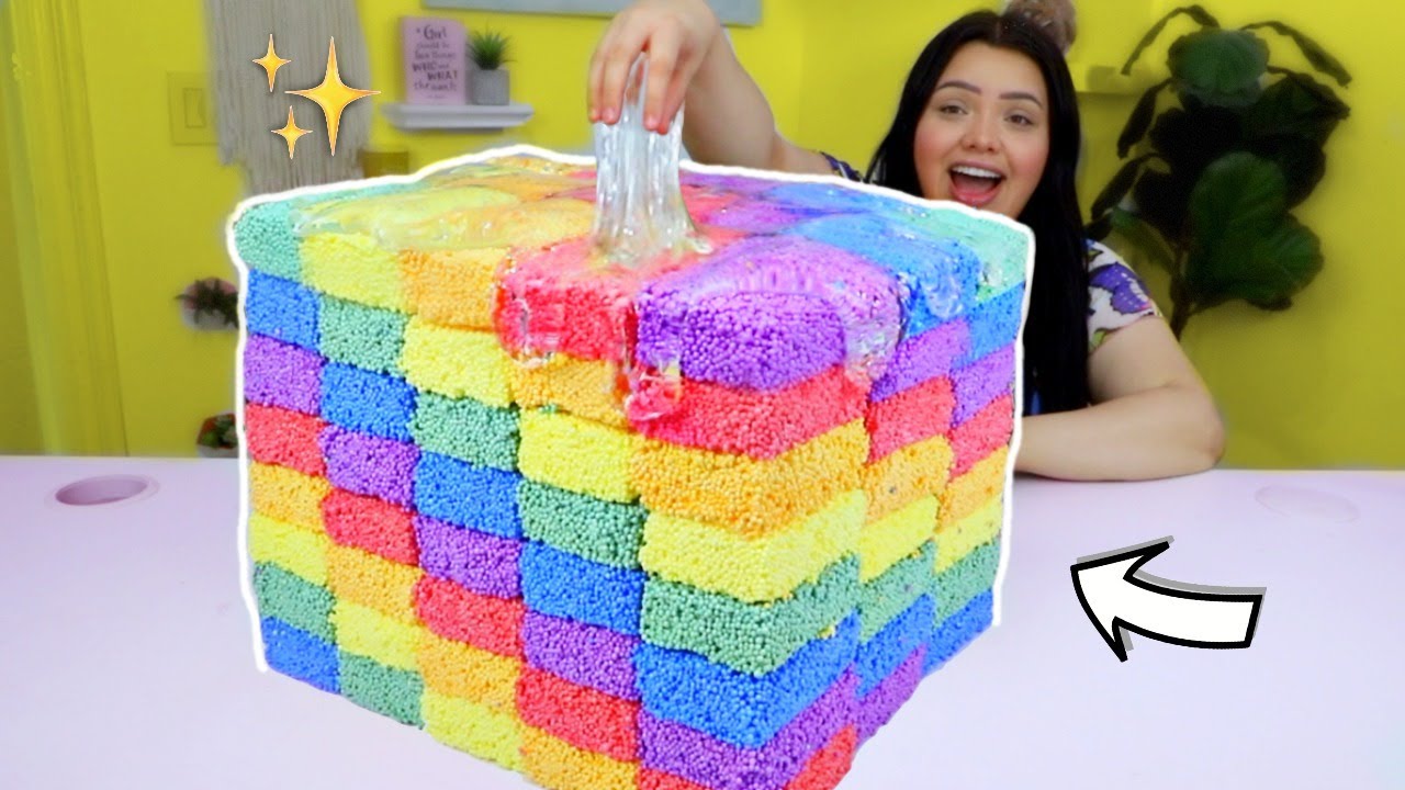 ADDING TOO MANY INGREDIENTS INTO SLIME! adding too much of everything ...