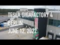 Tesla Gigafactory 4 Berlin | Filled with new graffiti art | June 12, 2022 | DJI drone 4K Video