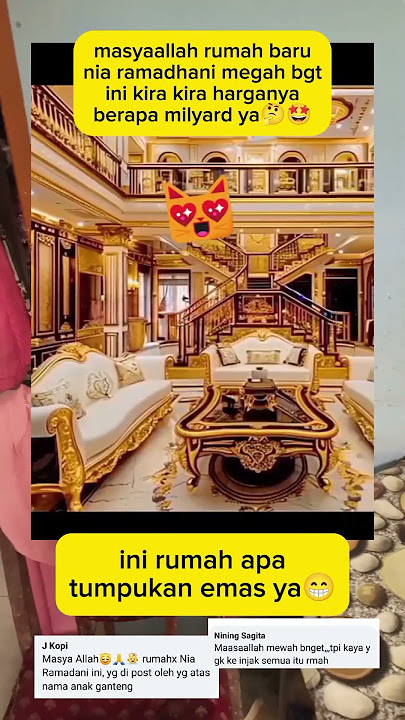 penampakan rumah baru nia ramadhani