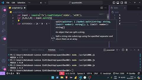 beecrowd | 1007 - Diferença  - usando JavaScript