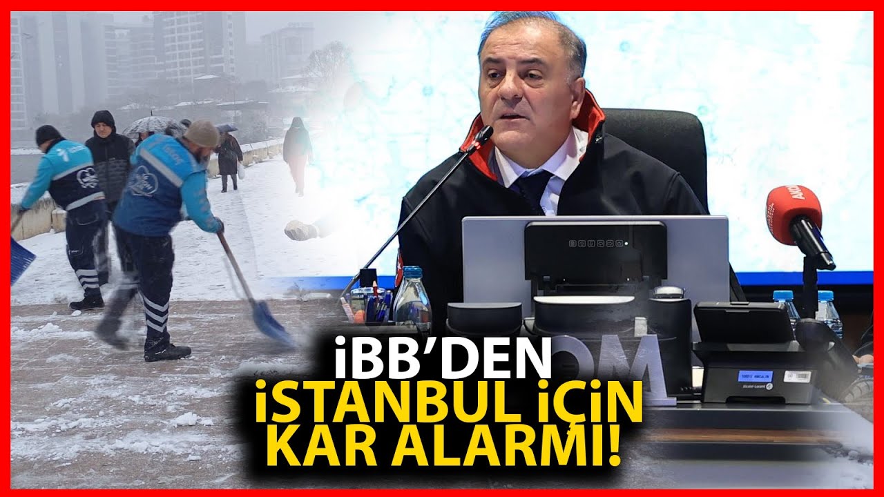 İBB’den İstanbul İçin Kar Alarmı! Nuri Aslan Son Durumu ve Rakamları Paylaştı