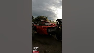 SLOW-MO RC CAR OFF ROAD. Team corally radix 6 #shorts #rc #slowmotion