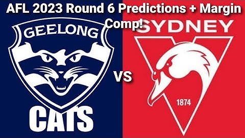 AFL 2023 Round 6 Predictions + Margin Comp!