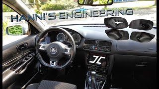 RETROFITTING THE GOLF MK4 DOOR PANELS WITH CHEAP CHINESE LEATHER | GOLF MK4 HANNI'S ENGINEERING