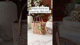 Wait until the end👀🌴 #whatsinmybag #wimb #coachbag #summerbag #asmrpacking #packwithme #botd