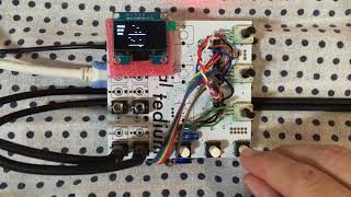 norns + raspberry pi 3 + terminal tedium DAC + OLED