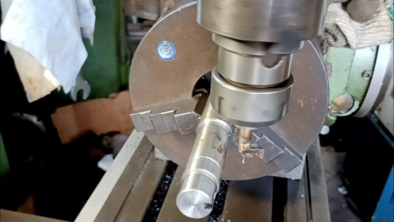 Cutting Woodruff Key Slots On Manual Milling Machine YouTube