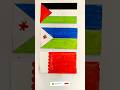 Drawing The Flag Of Palestine and quat#kuwait #iraq #iran #palestine #indonesia #algerie