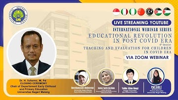 Teaching and Evaluation for Children in Covid Era | Universitas Negeri Malang Official