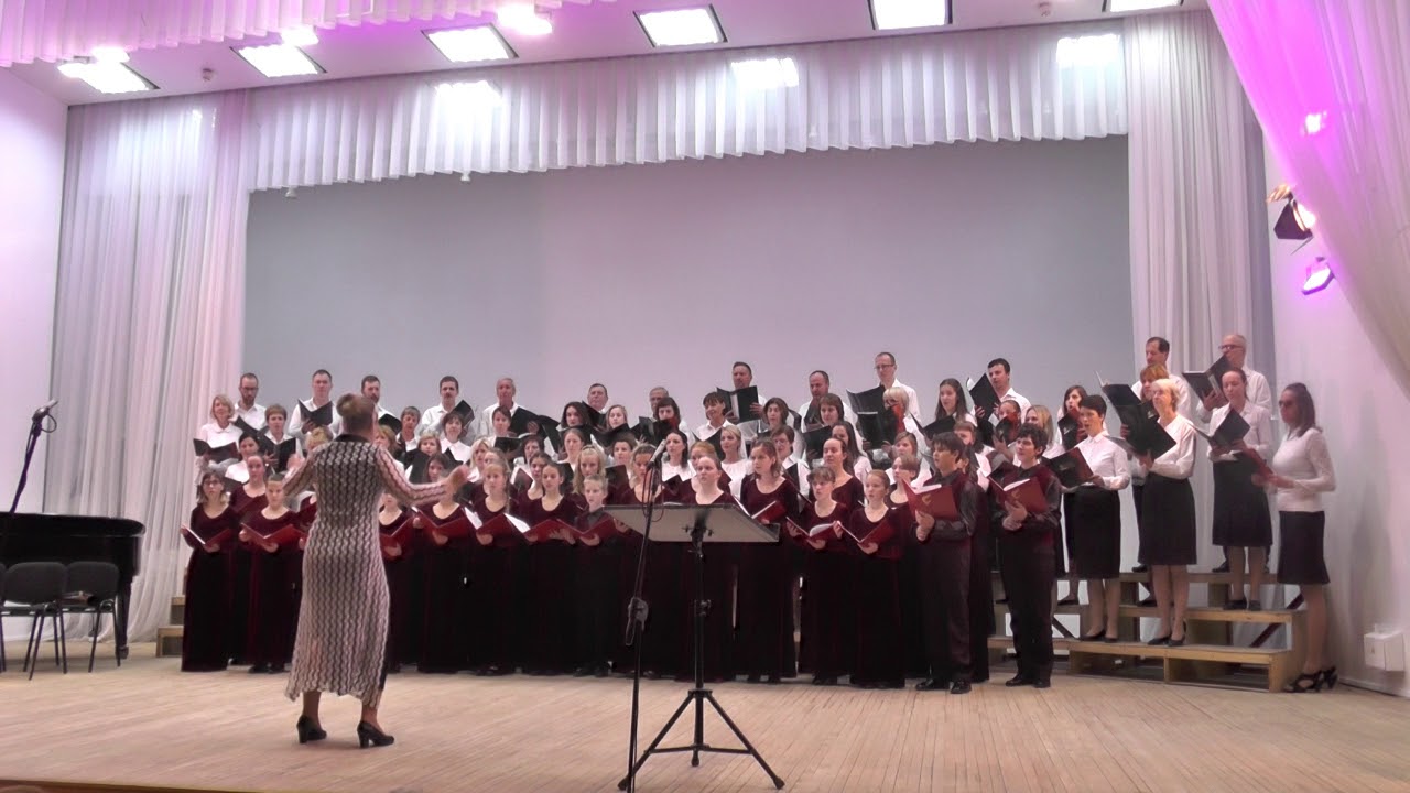 C.Orff, "Carmina Burana" (I,III,X части), Дет. хор "Исток" (СПб) и Любит. хор Карел.гос.филармонии