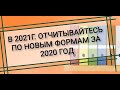 Изменения в налоговой и бухгалтерской отчетности в 2021г. Новые формы отчетности за 2020 год