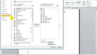 Word 2013: Quick Access Toolbar