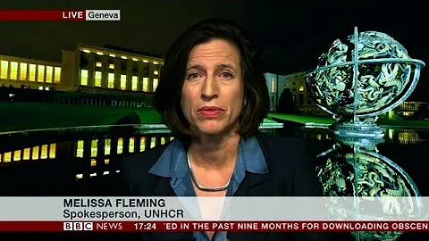 UNHCR Spokesperson Melissa Fleming on BBC World