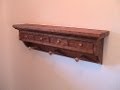 Make a Shaker inspired wood coat rack with drawers Make a Shaker inspired wood coat rack with drawers