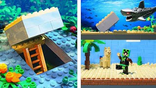 I Built A Ultimate Secret Underwater Base In Lego Minecraft