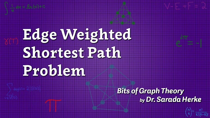 Graph Theory: 20. Edge Weighted Shortest Path Problem