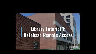 Remote Database Access
