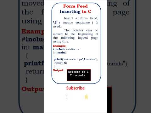 form feed in