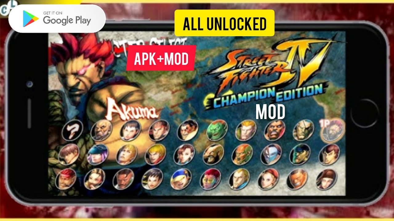 Street Fighter 4 Champion Edition APK+MOD v1.04.00 | MOD All Unlocked ...