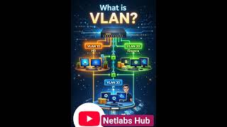 VLAN Explained in 60 Seconds | Networking Basics #netlabshub #ccna#cisco
