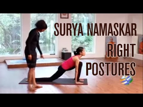Surya Namaskar Part-1 Right Postures