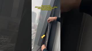 Stop Cold Drafts Instantly! ❄️🏠 Window Sealing Hack #windows #WeatherStripping #rubber #sealingstrip