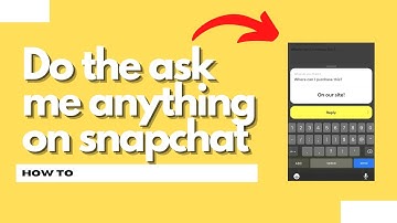 How to do the ask me anything on snapchat (Quick & Easy)