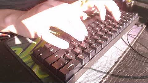 Kailh Box Dark Yellow Typing