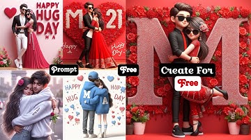 Create 3D AI Hug🫂Day Image Create 2024 I Happy Hug Day II Bing Image Creator Hug Day Tutorial Prompt