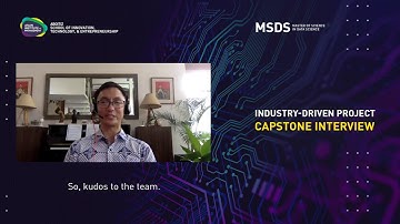 MSDS Industry-Driven Project Capstone Interview: ADB