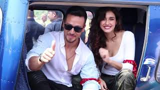 Tiger Shroff And Disha Patani's Grand Helicopter Entry For Baaghi 2 Trailer Launch