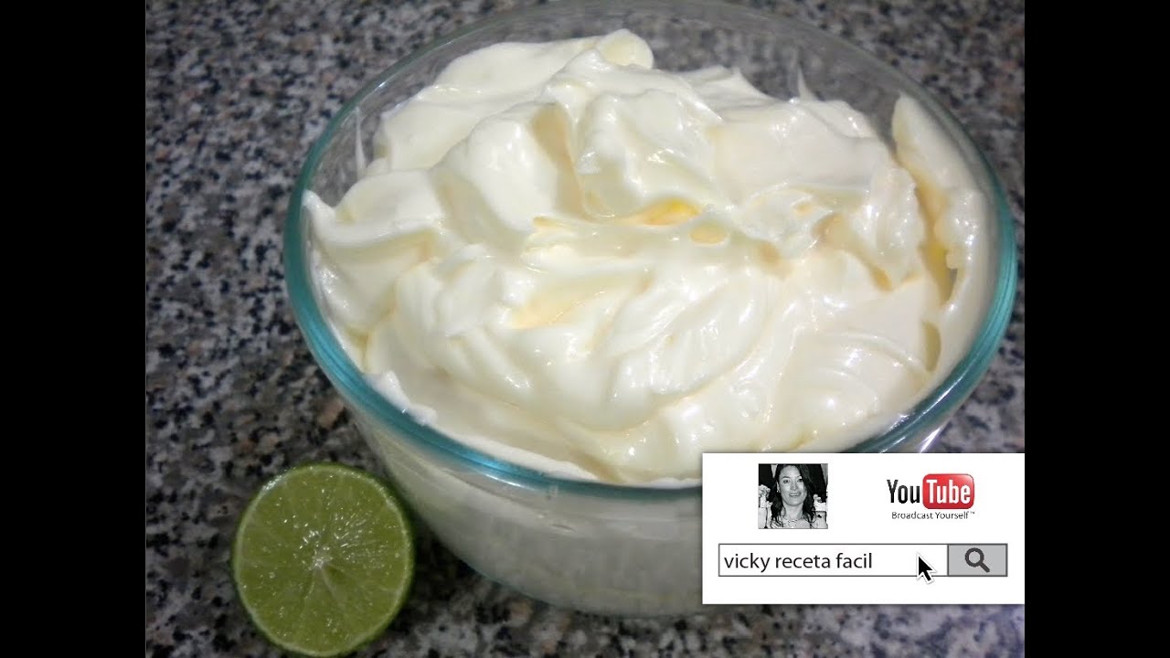 MAYONESA CASERA | Vicky Receta Facil | VICKY RECETA FACIL