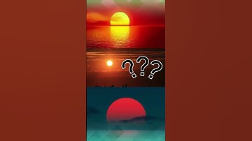 Why Sun appears Red at sunrise and sunset || scattering of light #shortsyoutube