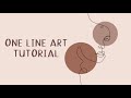 How to Draw One Line Art | iPad Procreate