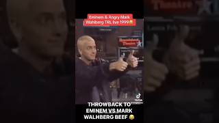 Why He Do Mark Like That #eminem #eminemshorts #eminemfact #markymark #wahlburgers