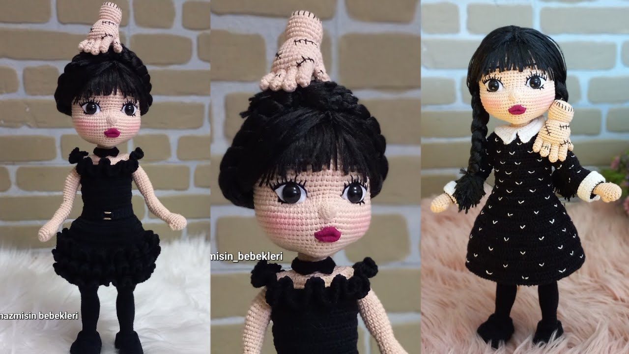 AMİGURUMİ WEDNESDAY (PART 2) #amigurumicrochet