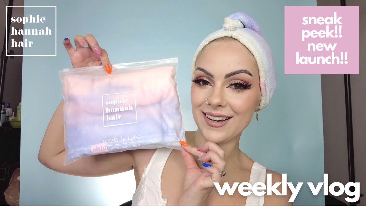 SNEAK PEEK! New Product Launching on Sophie Hannah Hair Weekly Vlog