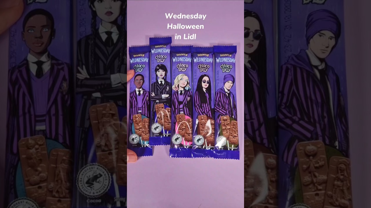 Wednesday Halloween Snacks in Lidl