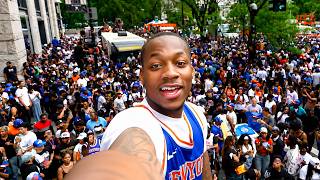 Tylil Went To The New York Knicks Championship Parade! 🏆