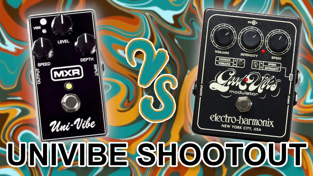 MXR Univibe vs EHX Goodvibes